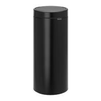 ABFALLEIMER 30 L  - Schwarz, Basics, Kunststoff/Metall (29.5/72/32cm) - Brabantia