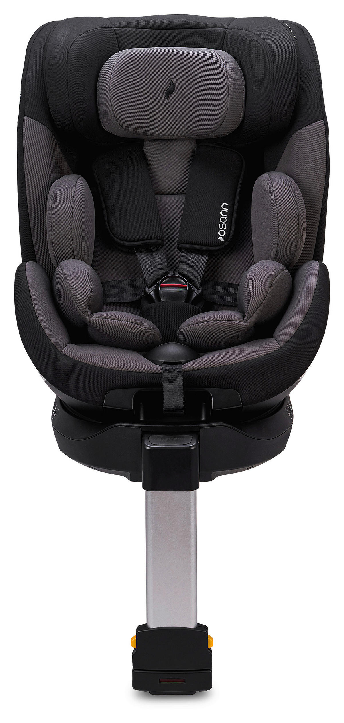 REBOARDER-KINDERSITZ HERO360 SL Twill Black  - Schwarz, Basics, Kunststoff/Textil (44/65/55cm) - Osann