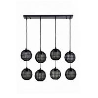 HÄNGLAMPA 94/24/140 cm  - svart, Basics, metall (94/24/140cm) - Globo