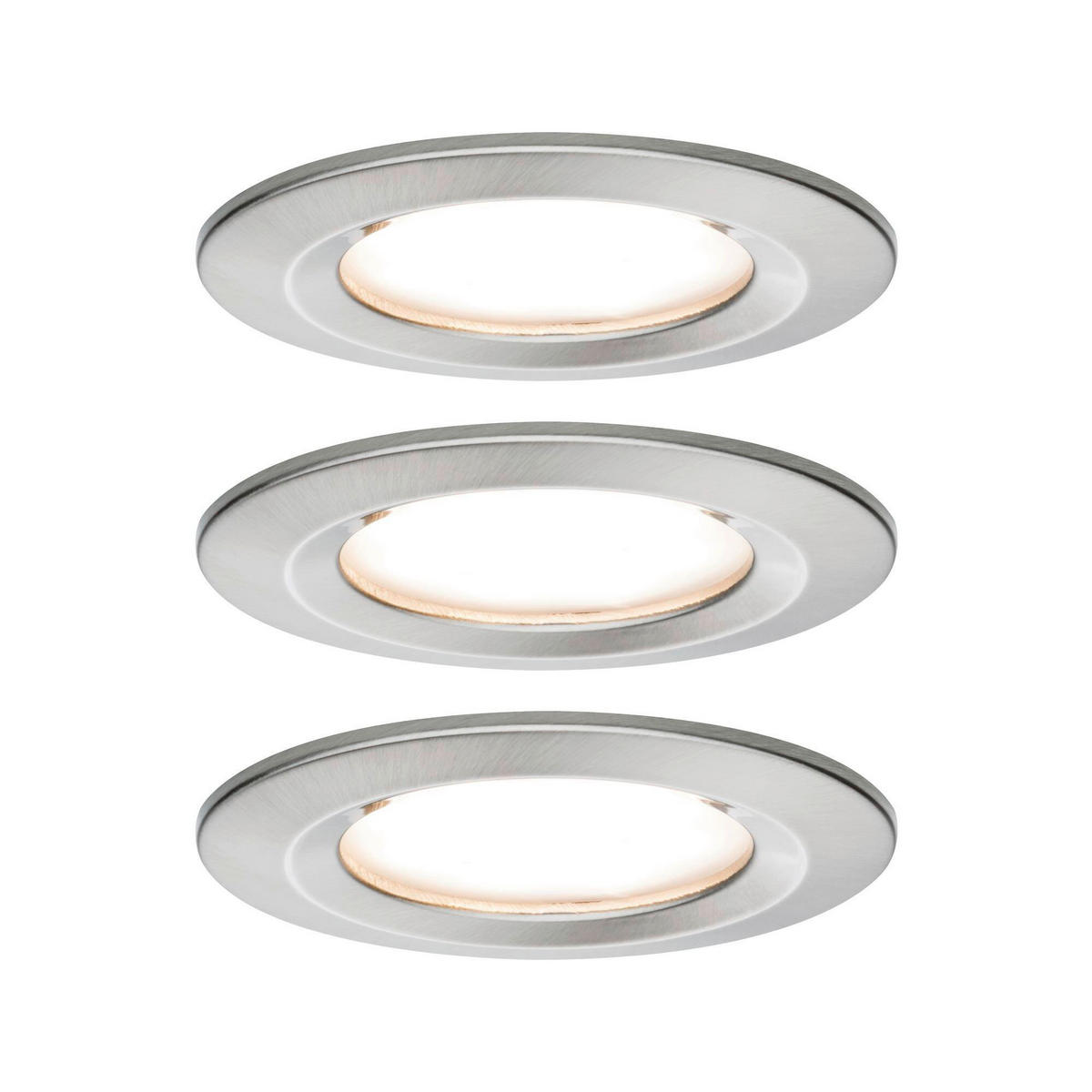 LED-DECKENLEUCHTE 7,8 cm  - Alufarben, Basics, Metall (7,8cm) - Paulmann