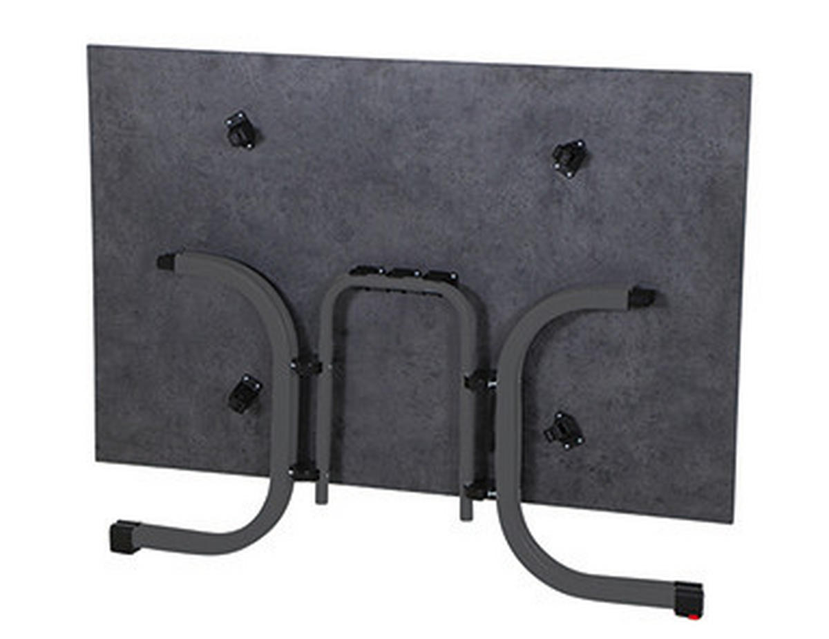 GARTENKLAPPTISCH 140/90/71 cm  - Anthrazit, KONVENTIONELL, Holzwerkstoff/Kunststoff (140/90/71cm) - Siena Garden