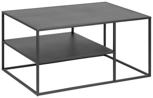 COUCHTISCH 90/60/45 cm rechteckig Schwarz  - Schwarz, Trend, Metall (90/60/45cm) - MID.YOU