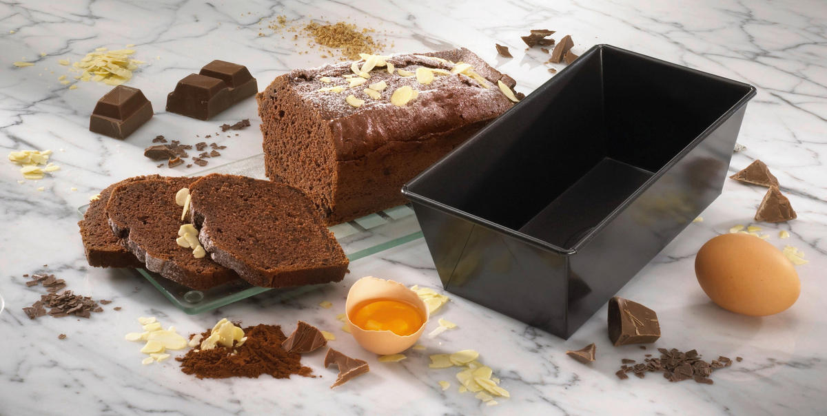 KASTENFORM 20/11,5/7 cm  - Schwarz, Basics, Metall (20/11,5/7cm) - Dr.Oetker