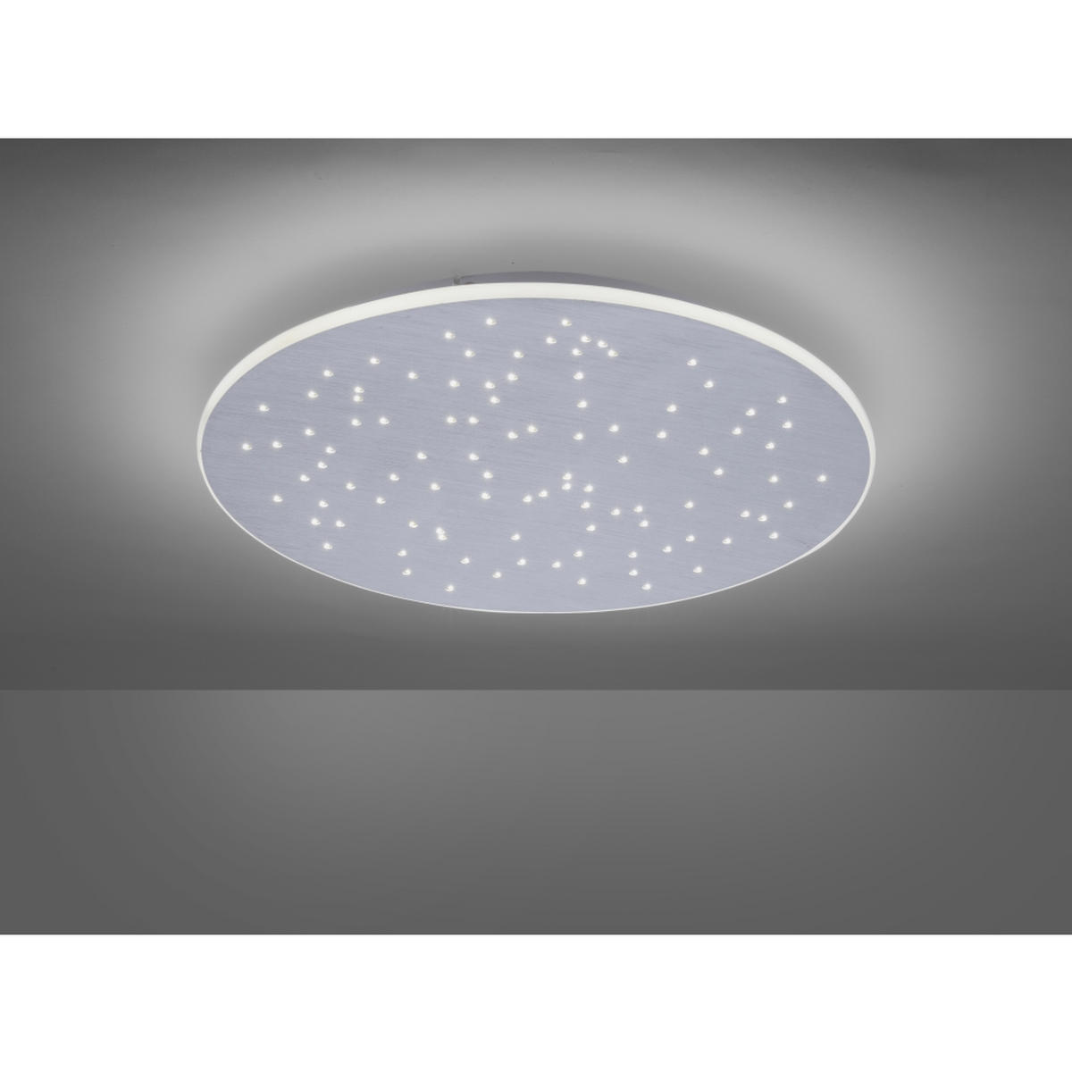 LED-DECKENLEUCHTE 25 W  48/5 cm    - Alufarben, Design, Kunststoff/Metall (48/5cm) - Paul Neuhaus