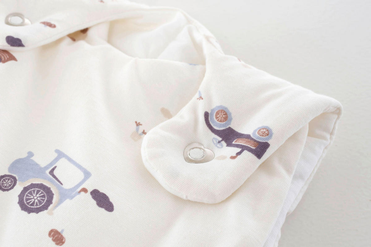 BABYSCHLAFSACK Little Farm blau    62/68   - Basics, Textil (62/68null) - Träumeland