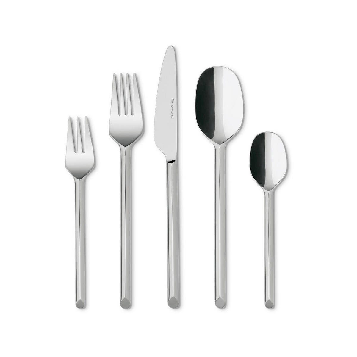 BESTECKSET Like 20-teilig Edelstahl  - Edelstahlfarben, KONVENTIONELL, Metall (27/7,5/6,5cm) - like.Villeroy & Boch