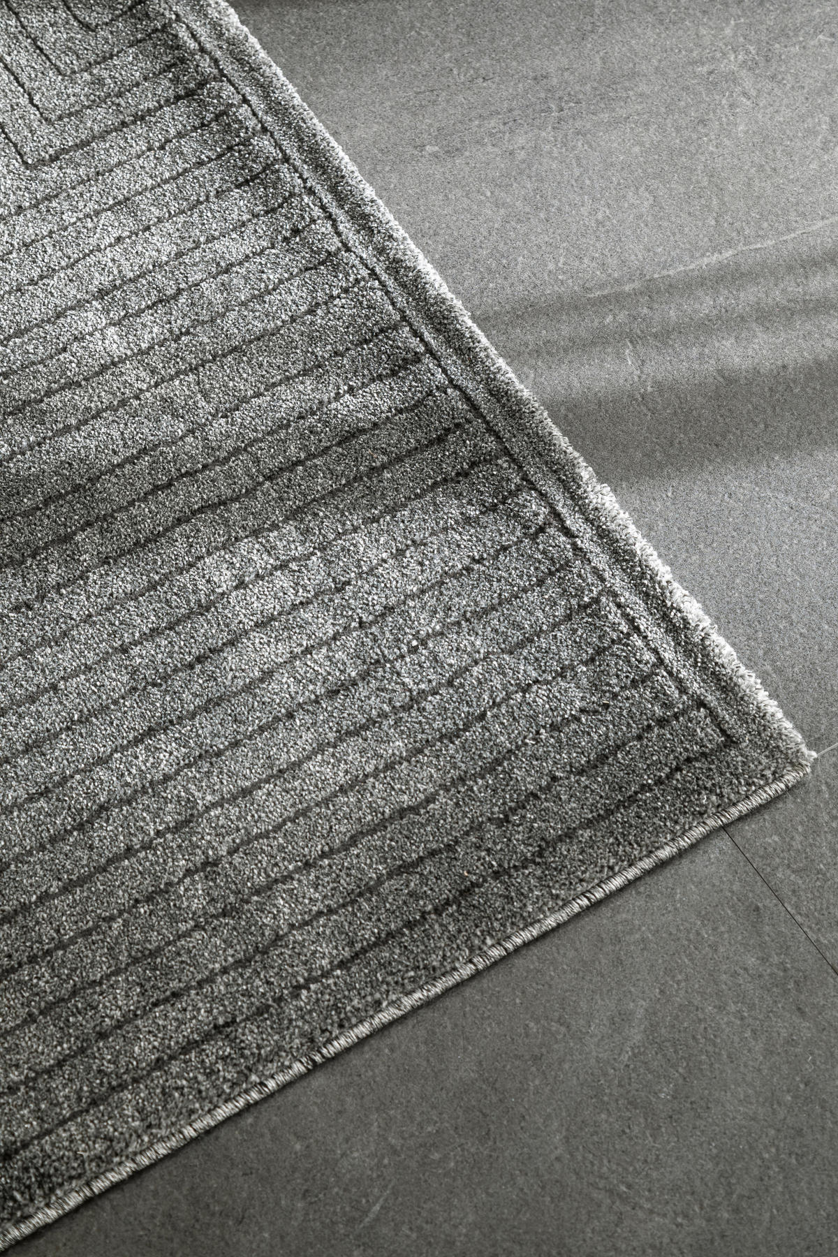 WEBTEPPICH 80/150 cm Pure Design Anthrazit  - Anthrazit, Basics, Textil (80/150cm) - Schöner Wohnen