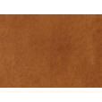 BIGSOFA in Velours Orange  - Schwarz/Orange, Design, Textil/Metall (226/91/103cm) - Carryhome