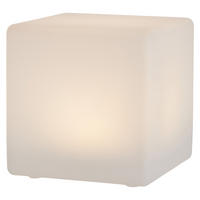 AUßENKUGELLEUCHTE 30/31/30 cm  - Weiß Hochglanz, Basics, Kunststoff (30/31/30cm)