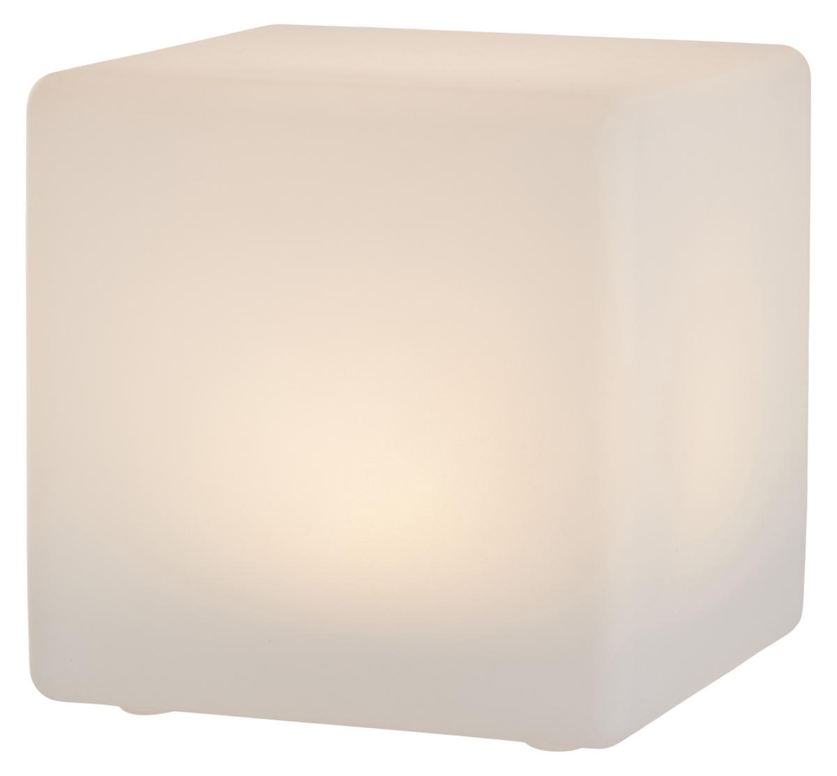 AUßENKUGELLEUCHTE 30/31/30 cm  - Weiß Hochglanz, Basics, Kunststoff (30/31/30cm)