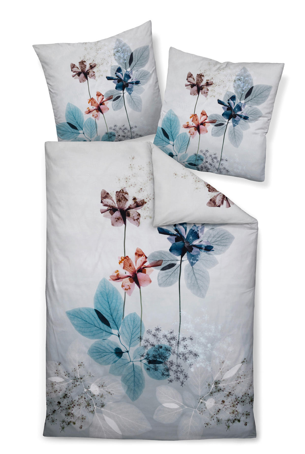 POSTELJNINA 135/200 cm mako saten zelena  - zelena, Konvencionalno, tekstil (135/200cm) - Janine