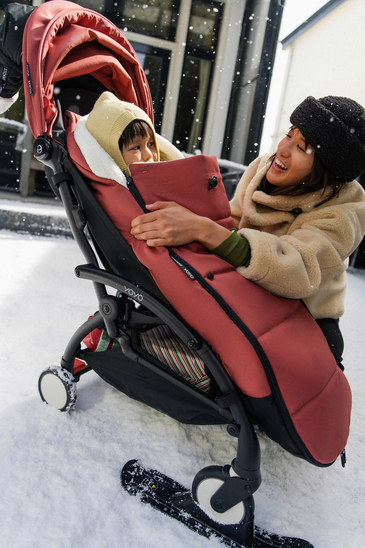 KINDERWAGENAUSSTATTUNG  - Schwarz, Basics, Kunststoff (13/14,5/10,3cm) - Stokke