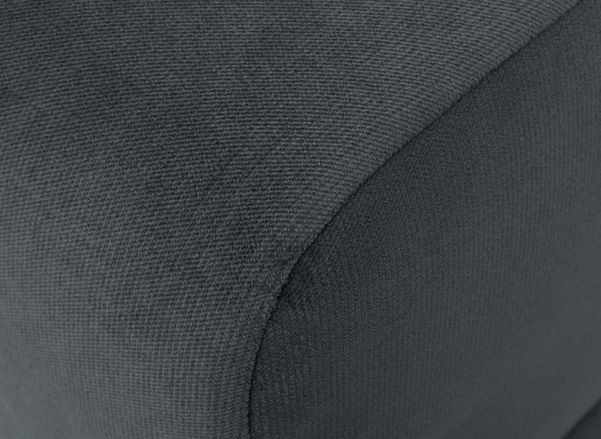 ROZKLADACIA POHOVKA, textil, antracitová - antracitová/strieborná, Konventionell, kov/textil (198/91/106cm) - MID.YOU