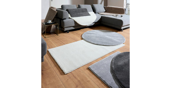 WEBTEPPICH 120 cm Tonga Anthrazit - Anthrazit, KONVENTIONELL, Naturmaterialien/Textil (120cm) - Novel