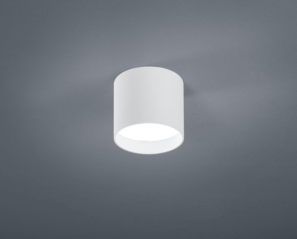 AUFBAULEUCHTE Dora 10/8,5 cm   - Weiß, KONVENTIONELL, Glas/Metall (10/8,5cm) - Helestra