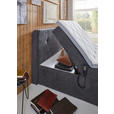 BOXSPRINGBETT 120/200 cm  in Grau  - Schwarz/Grau, KONVENTIONELL, Kunststoff/Textil (120/200cm) - Carryhome