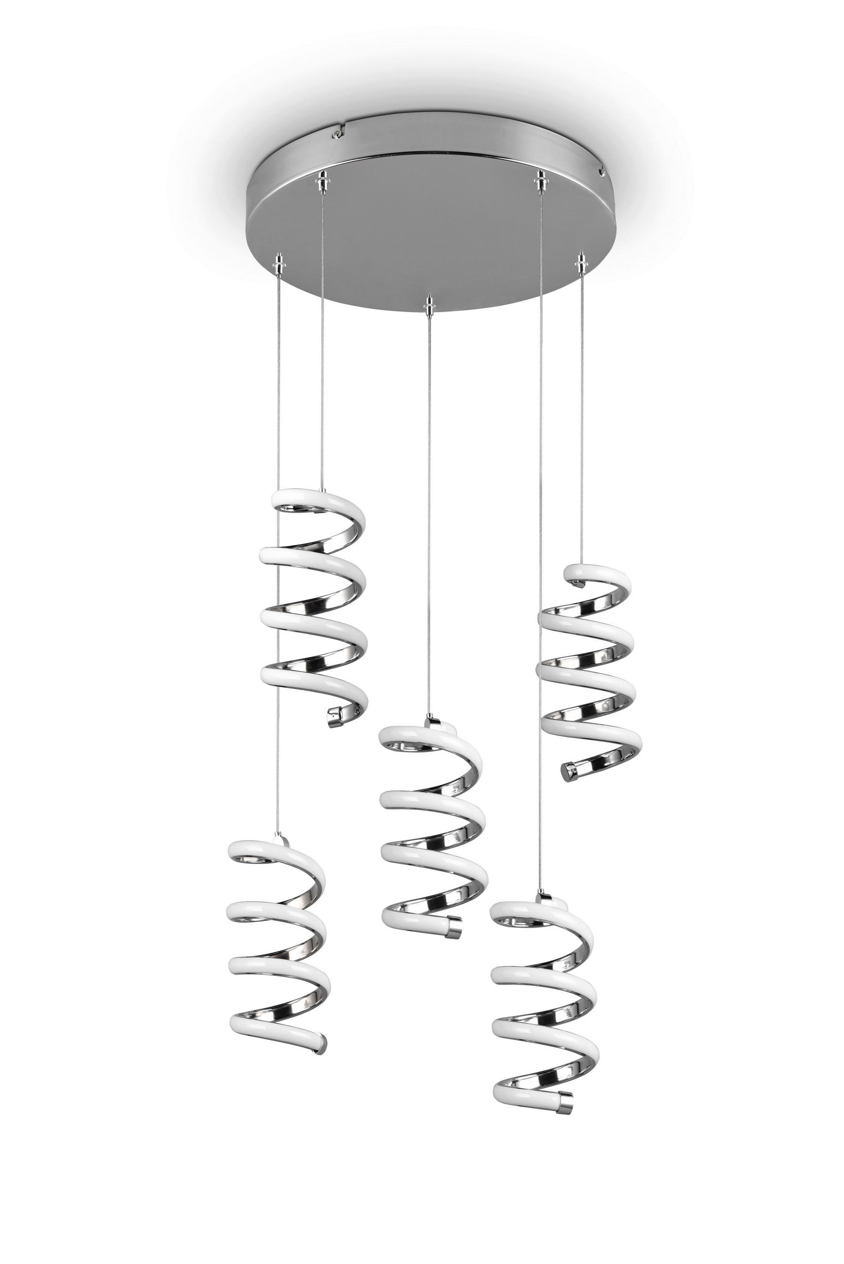 LED FÜGGŐLÁMPA 150/45 cm  - króm, Design, fém (150/45cm)