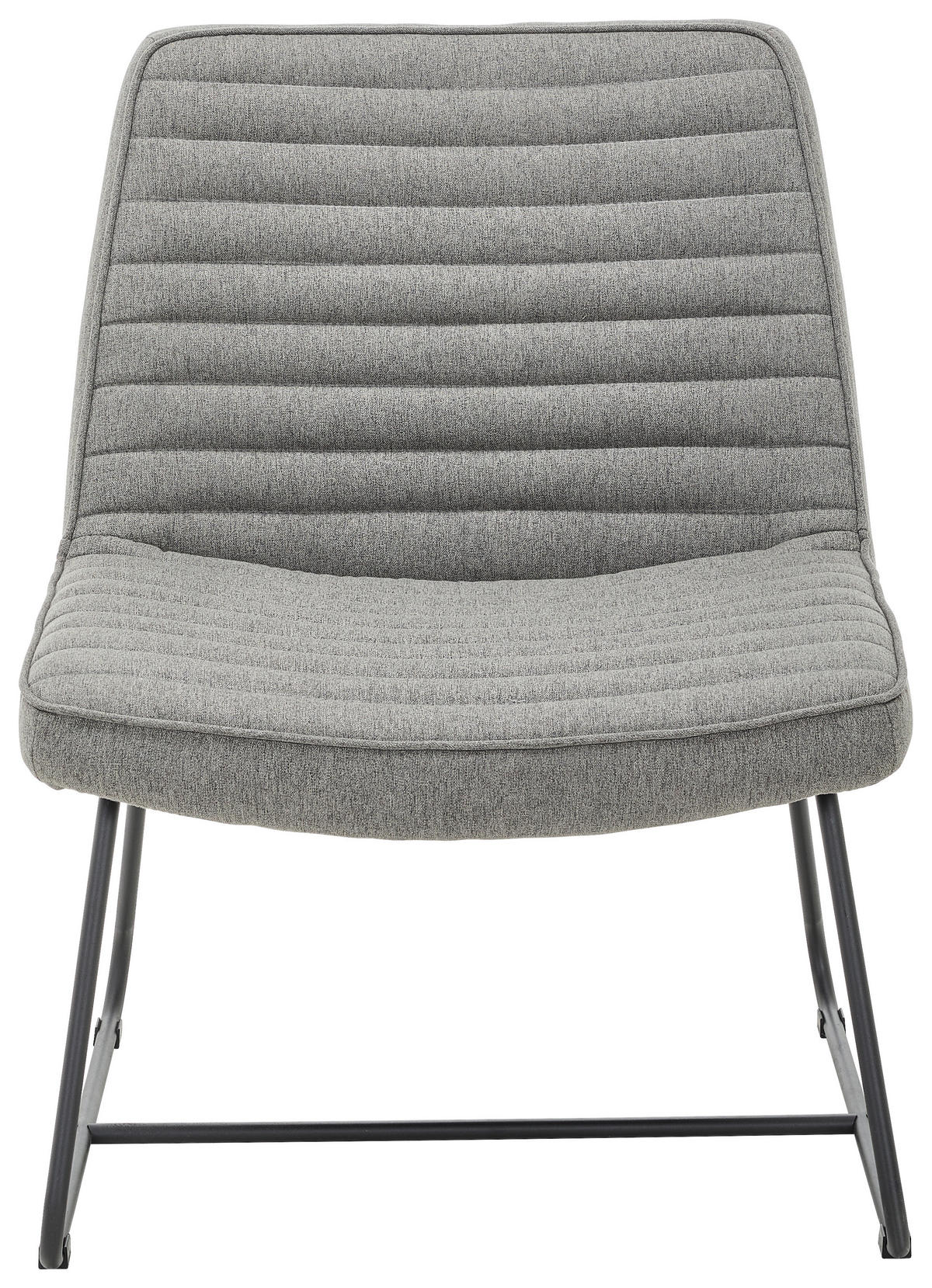 SESSEL Webstoff Grau    - Schwarz/Grau, MODERN, Textil/Metall (66/85/69cm) - P & B