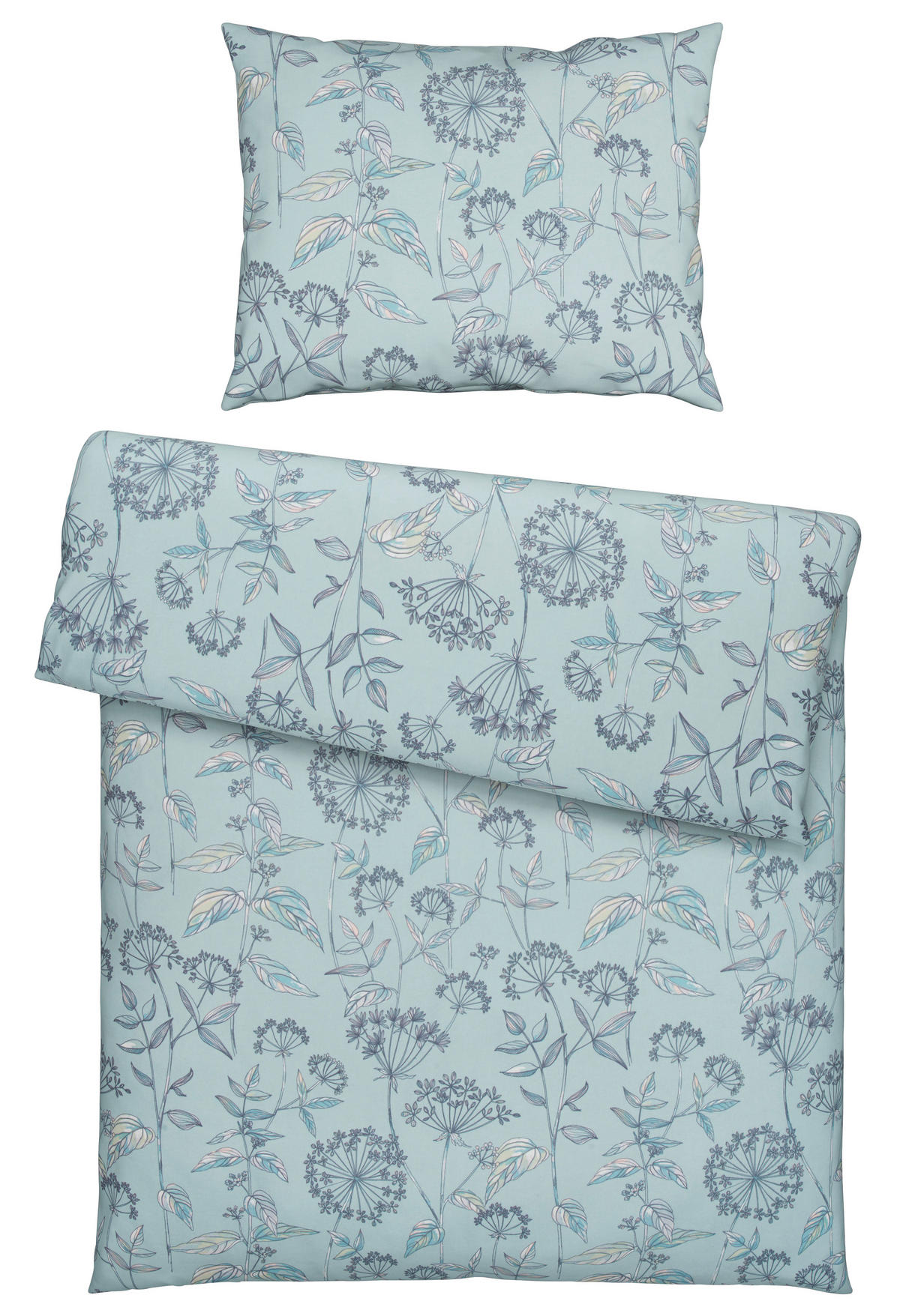 POSTEĽNÁ BIELIZEŇ, flanel, mätovozelená, 140/200 cm - mätovozelená, Konventionell, textil (140/200cm) - Estella