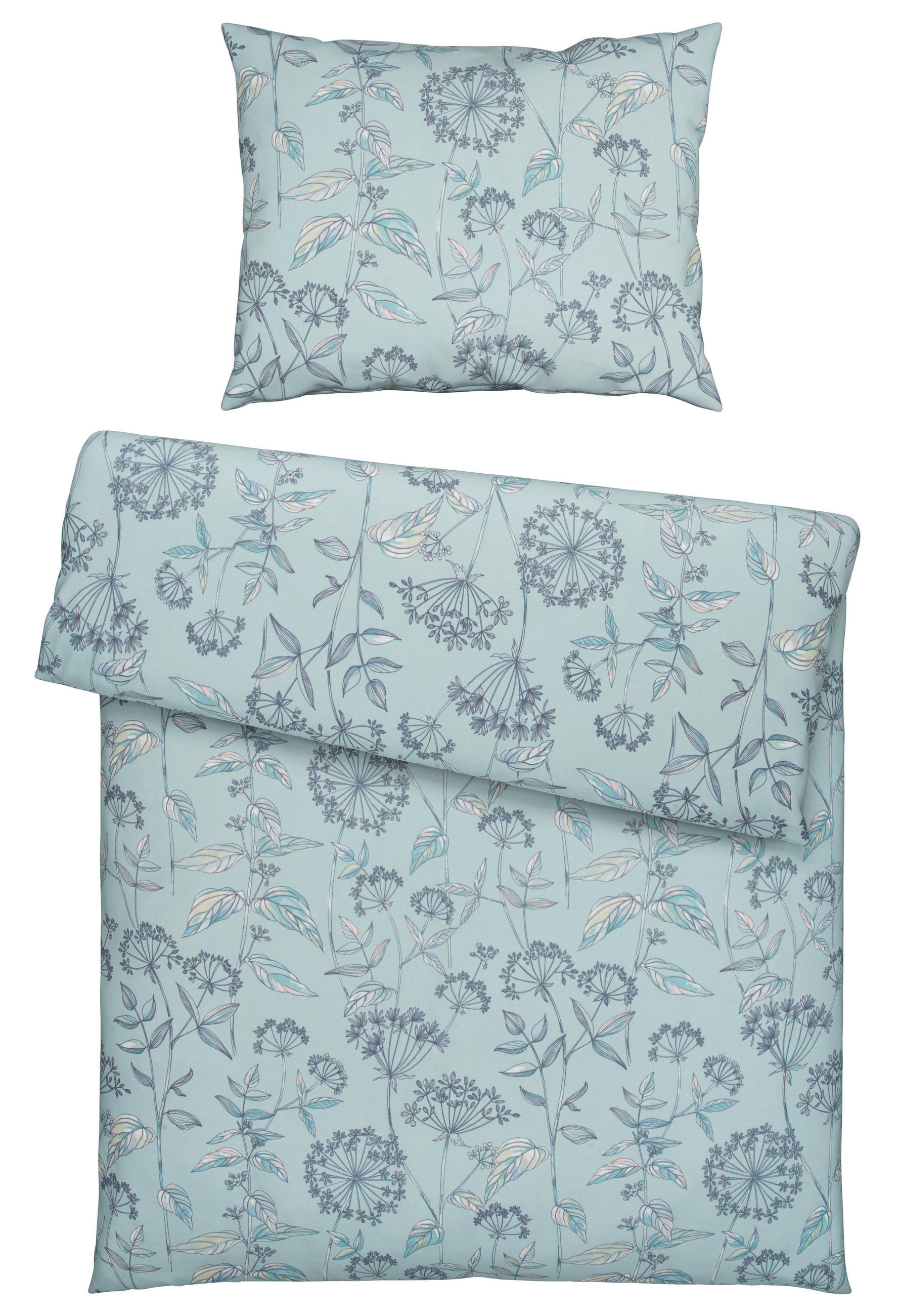 Estella POSTEĽNÁ BIELIZEŇ, flanel, mätovozelená, 140/200 cm