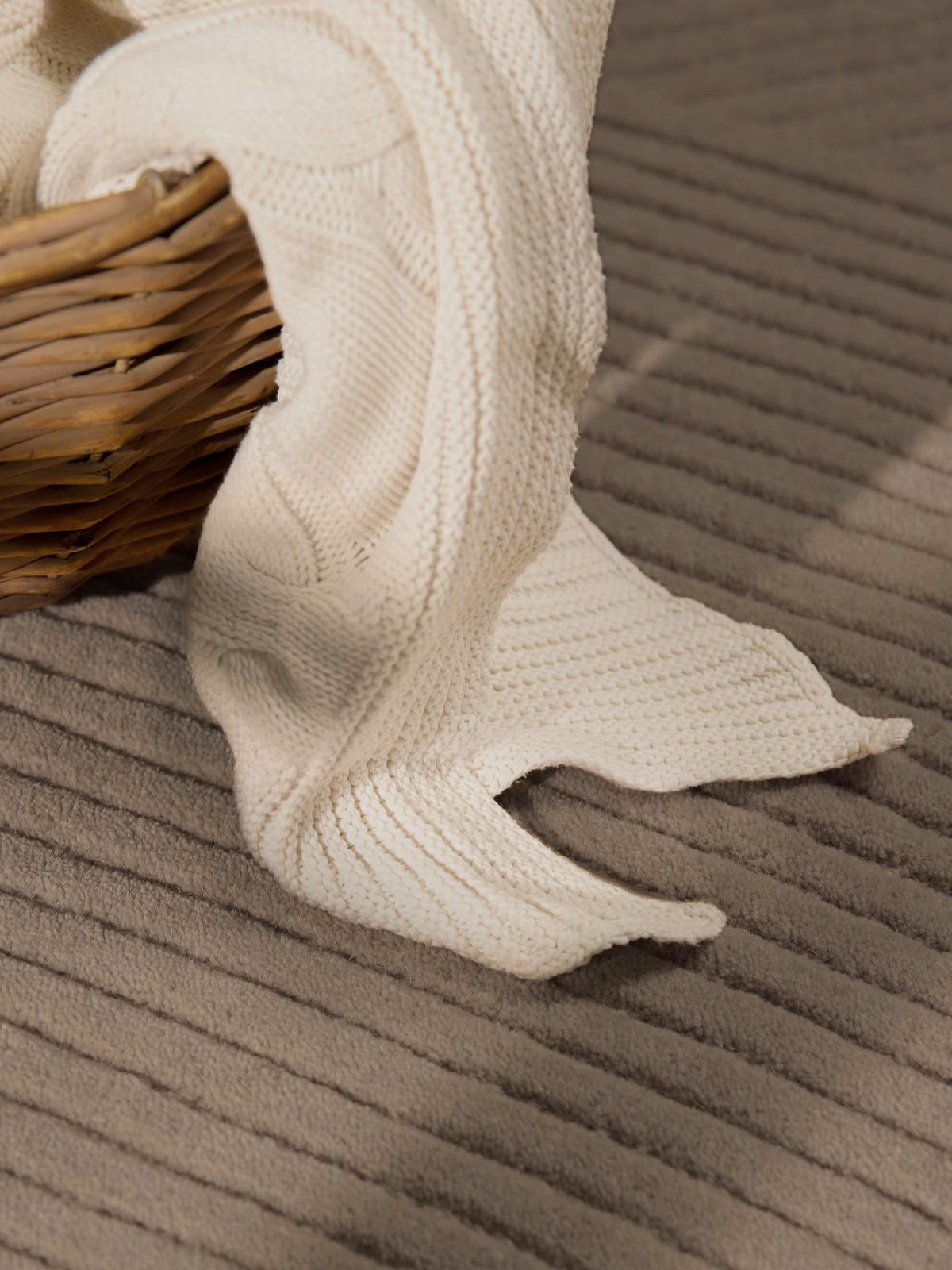 WOLLTEPPICH 200 cm Kensington Braun rund  - Braun, Basics, Textil (200cm) - Ted Baker