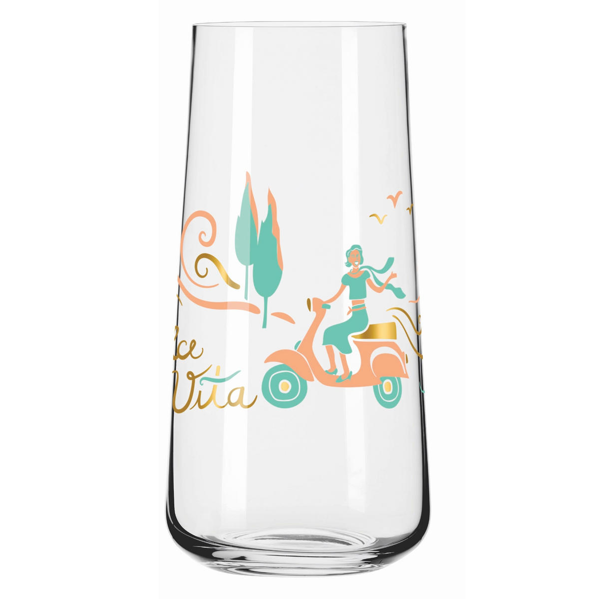 GLÄSERSET Sommerrausch 2-teilig  - Transparent/Multicolor, Design, Glas (8,2/16,6cm) - Ritzenhoff