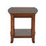 BEISTELLTISCH Esche furniert, teilmassiv rechteckig Nussbaumfarben - Nussbaumfarben, LIFESTYLE, Holz/Holzwerkstoff (58/61/43cm)