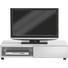 TV-ELEMENT 125/26,7/44,3 cm - Silberfarben/Weiß, Design, Glas/Holzwerkstoff (125/26,7/44,3cm) - Xora TV-ELEMENT 125/26,7/44,3 cm - Silberfarben/Weiß, Design, Glas/Holzwerkstoff (125/26,7/44,3cm) - Xora