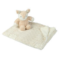 BABYGESCHENKSET  - Beige/Weiß, Basics, Textil - X-Mas