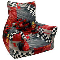 OTROŠKI STOL   65/65/60 cm       rdeča  - rdeča, Design, tekstil (65/65/60cm) - Xora