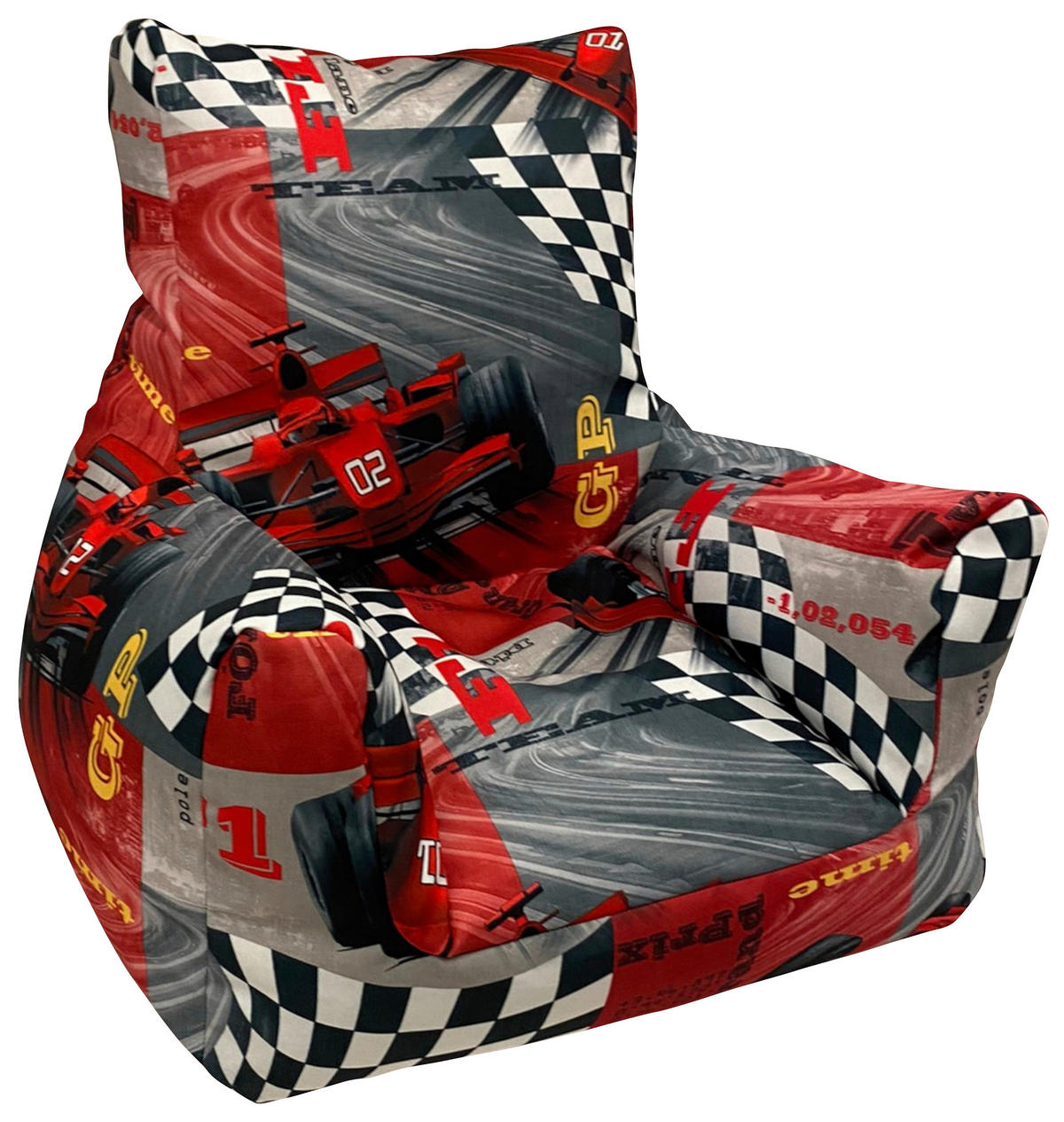 OTROŠKI STOL   65/65/60 cm       rdeča  - rdeča, Design, tekstil (65/65/60cm) - Xora