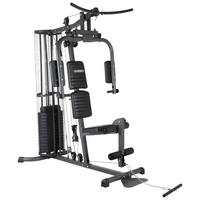 KRAFTGERÄT MULTI-GYMS ULTRA  - Dunkelgrau/Schwarz, MODERN, Kunststoff/Metall (105/200/167cm) - Hammer