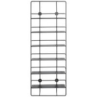 WANDREGAL 37/103/14 cm  - Schwarz, Design, Metall (37/103/14cm)