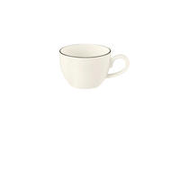 ESPRESSOTASSE Zoe fine Diamond Classic Black 90 cm 90 ml  - Schwarz/Weiß, Basics, Keramik (90cm) - Seltmann Weiden