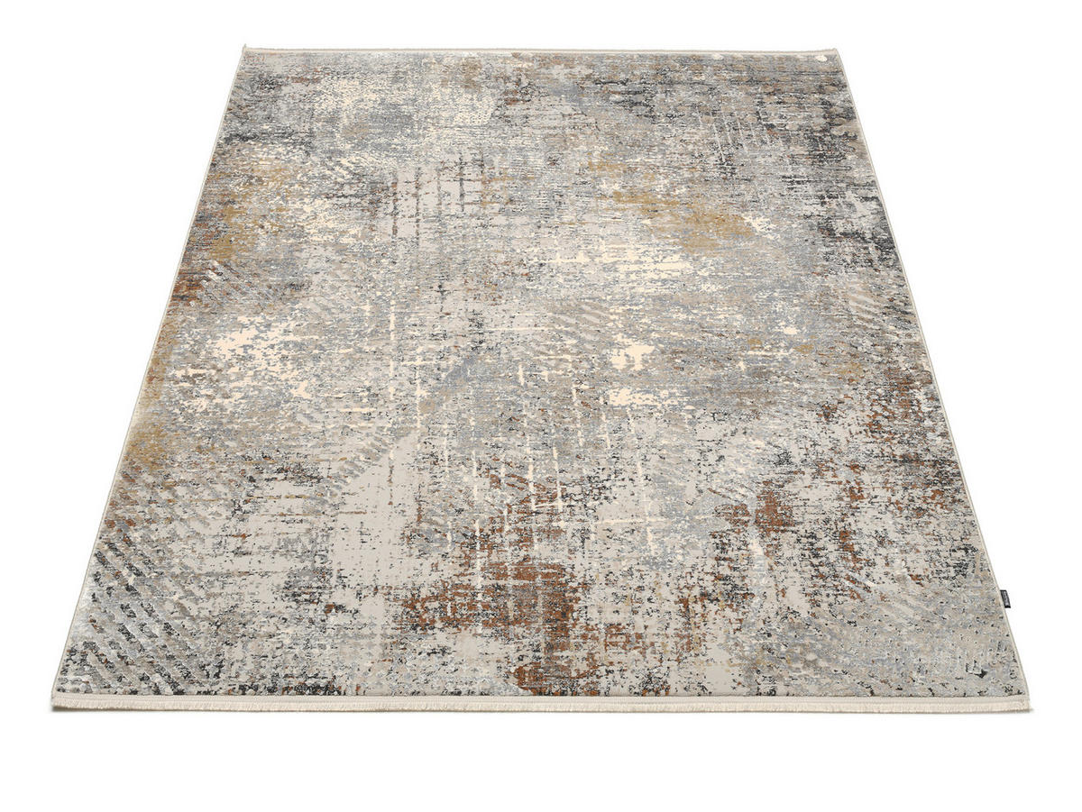 WEBTEPPICH 160/230 cm NEVADA Braun, Grau, Beige  - Beige/Braun, Design, Textil (160/230cm) - Musterring