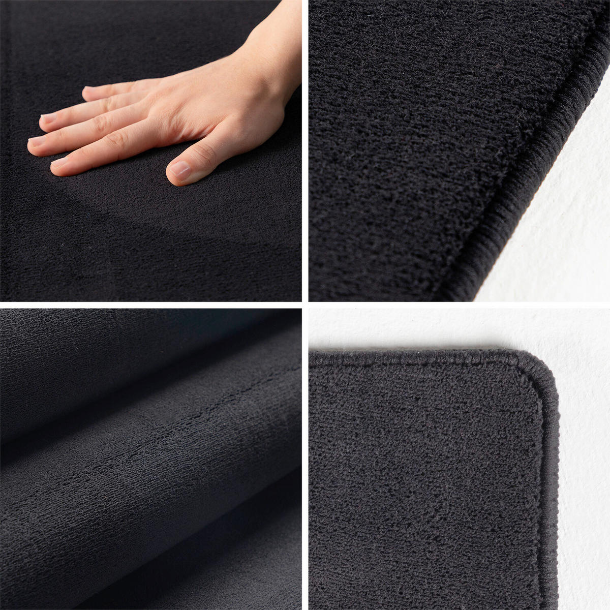 LÄUFER 80/250 cm Sky  - Schwarz, Basics, Textil (80/250cm) - Novel