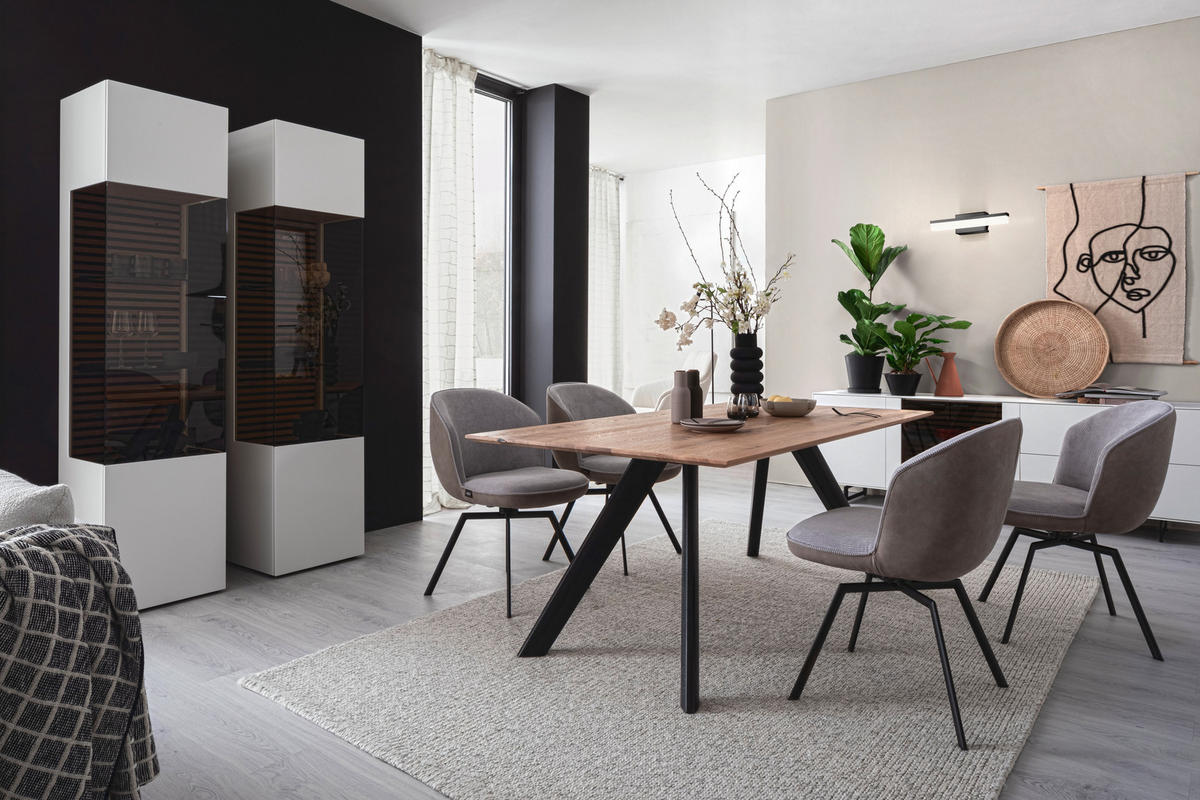 BADEZIMMER-WANDLEUCHTE Wide   - Sandfarben/Schwarz, Design, Metall (7/30cm) - Schöner Wohnen