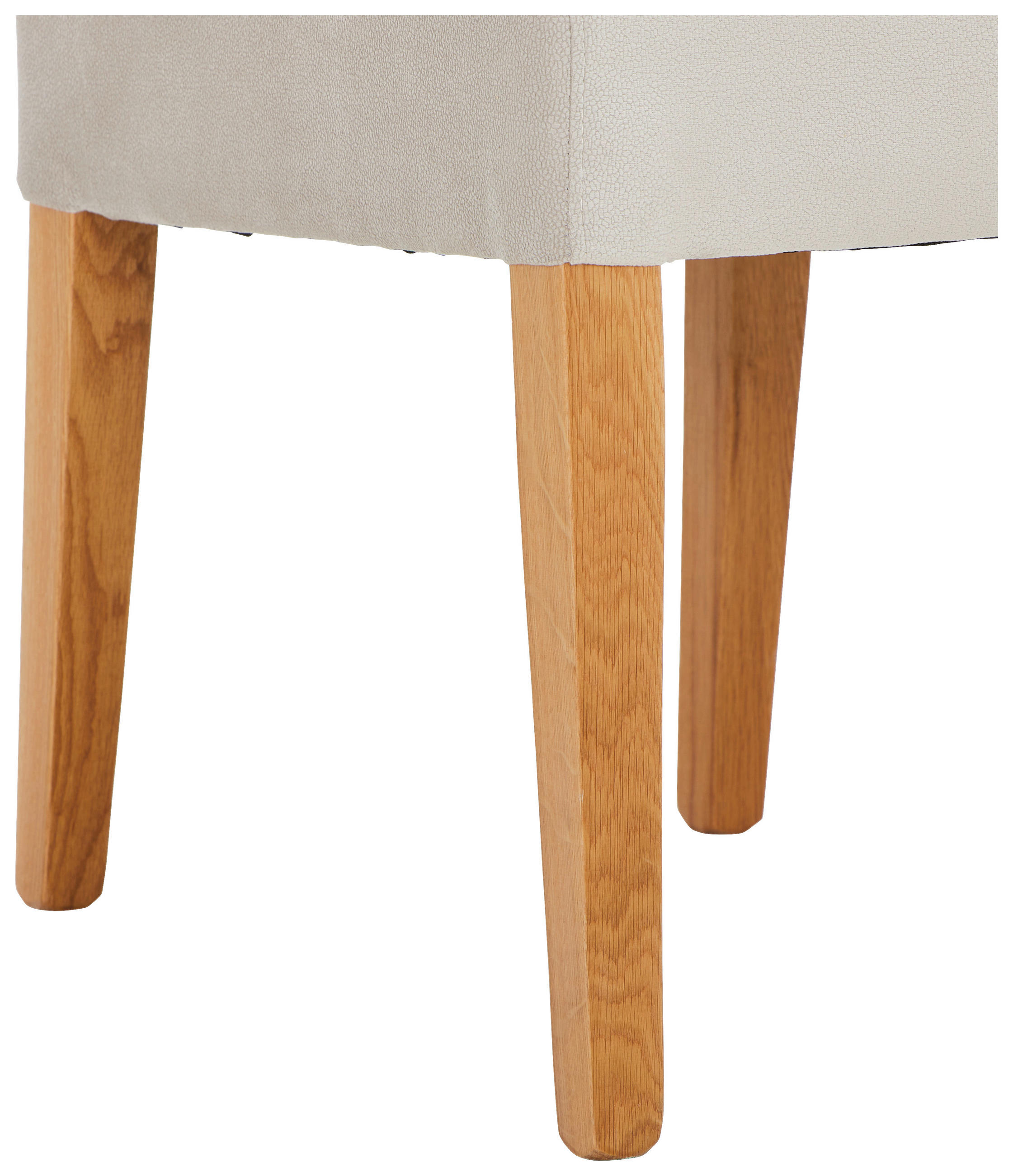 Thumbnail - Carryhome Stuhl, Beige, Eiche, Holz, Textil, Eiche, massiv, eckig, 42x95x57 cm, Stoffauswahl, Esszimmer, Stühle, Esszimm...