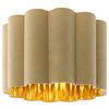 DECKENLEUCHTE  40/32 cm    - Beige/Goldfarben, Trend, Kunststoff/Textil (40/32cm) - Novel