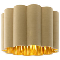 DECKENLEUCHTE  40/32 cm    - Beige/Goldfarben, Trend, Kunststoff/Textil (40/32cm) - Novel