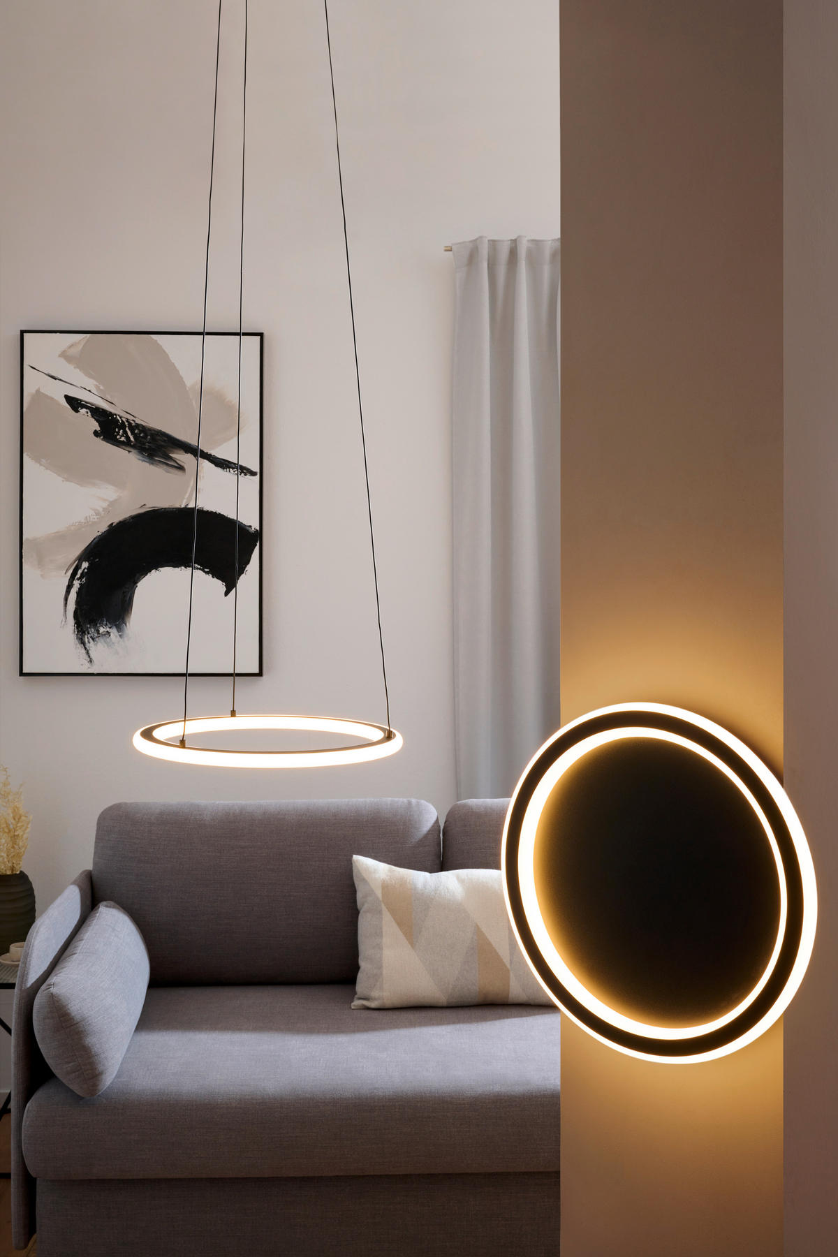 LED-DECKENLEUCHTE 42/6 cm   - Schwarz, Design, Metall (42/6cm) - Helestra