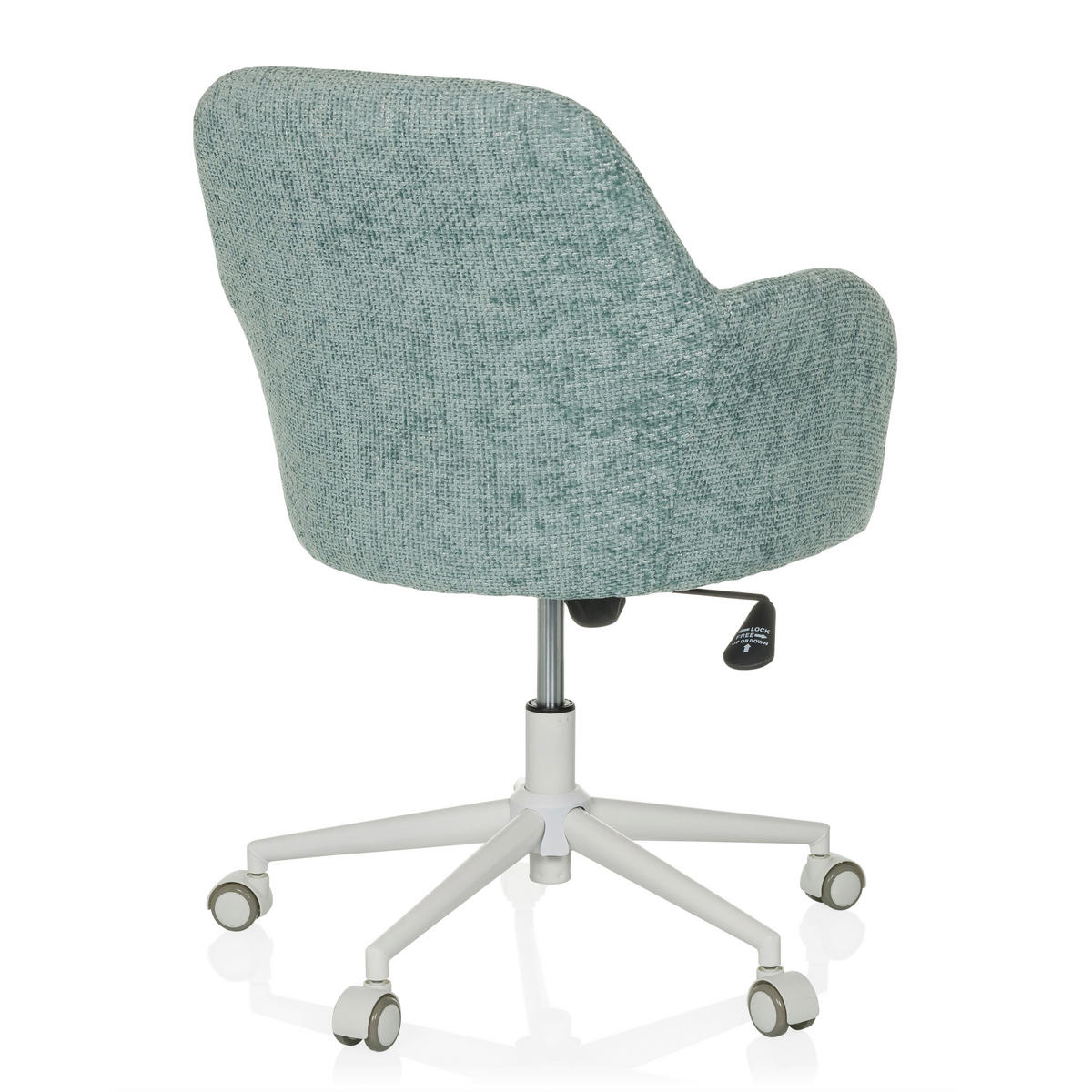 DREHSTUHL Mintgrau  - Mintgrau/Weiß, MODERN, Textil/Metall (58/78/60cm) - MID.YOU