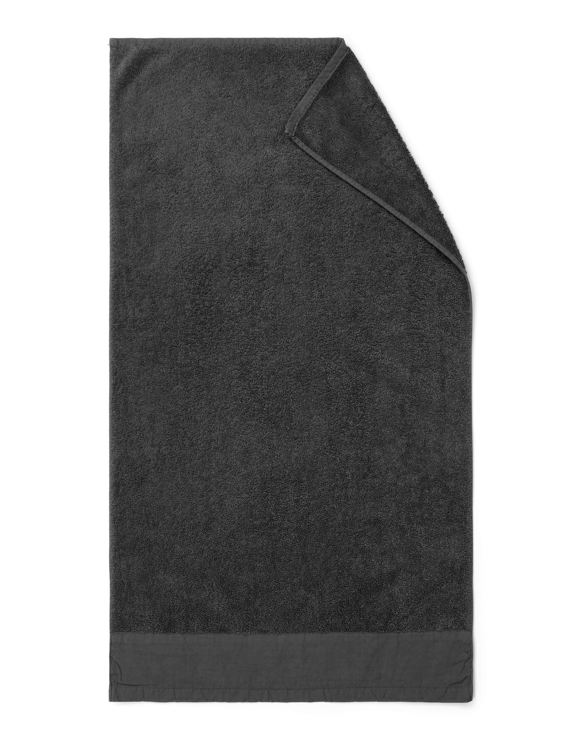 PEŠKIR ZA RUKE LINAN  antracit 50/100 cm  - antracit, Dizajnerski, tekstil (50/100cm) - Marc O'Polo