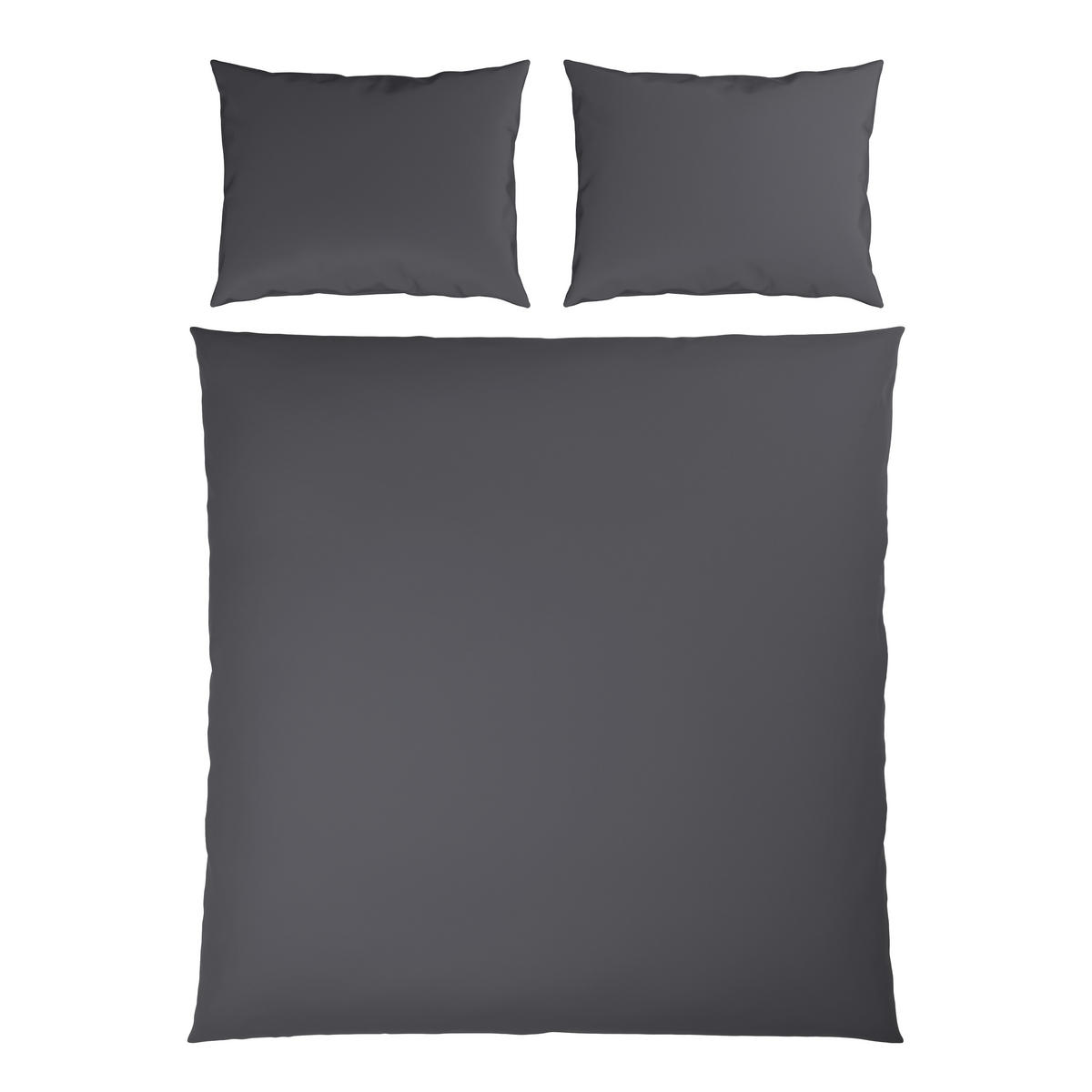 POSTELJINA TANJA 240/220 cm saten antracit  - antracit, Osnovno, tekstil (240/220cm) - Novel