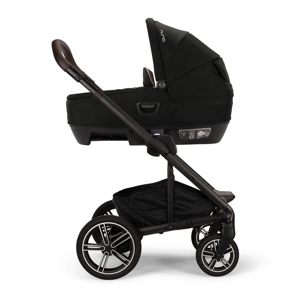 KOMBIKINDERWAGEN Mixx Next  - Schwarz, Basics, Textil/Metall (60/110/82cm) - Nuna