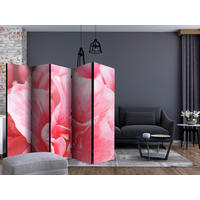 SKÄRMVÄGG  i trä, textil  vit, pink  - vit/pink, Basics, trä/textil (225/172/3cm) - artgeist