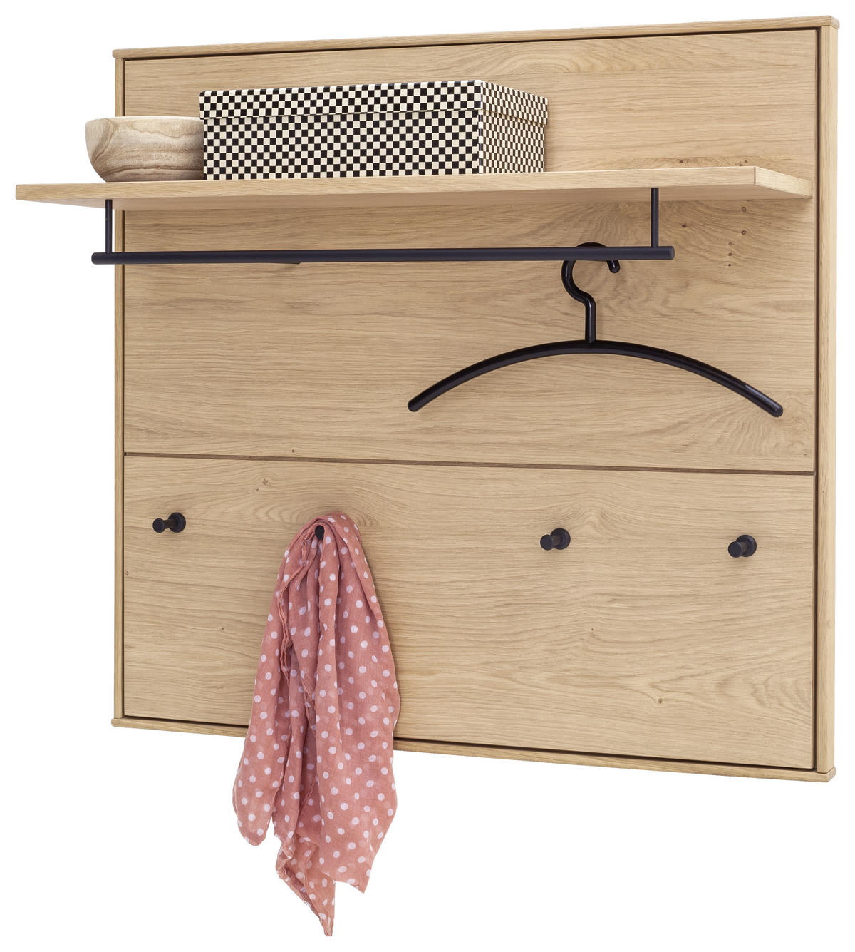 GARDEROBENPANEEL  in 93/86/30 cm  - Eichefarben, Natur, Holz/Holzwerkstoff (93/86/30cm) - MID.YOU