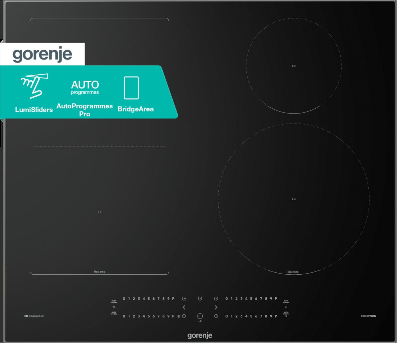 INDUKTIONSKOCHFELD  - Schwarz, Trend (59,5/5,4/52cm) - Gorenje