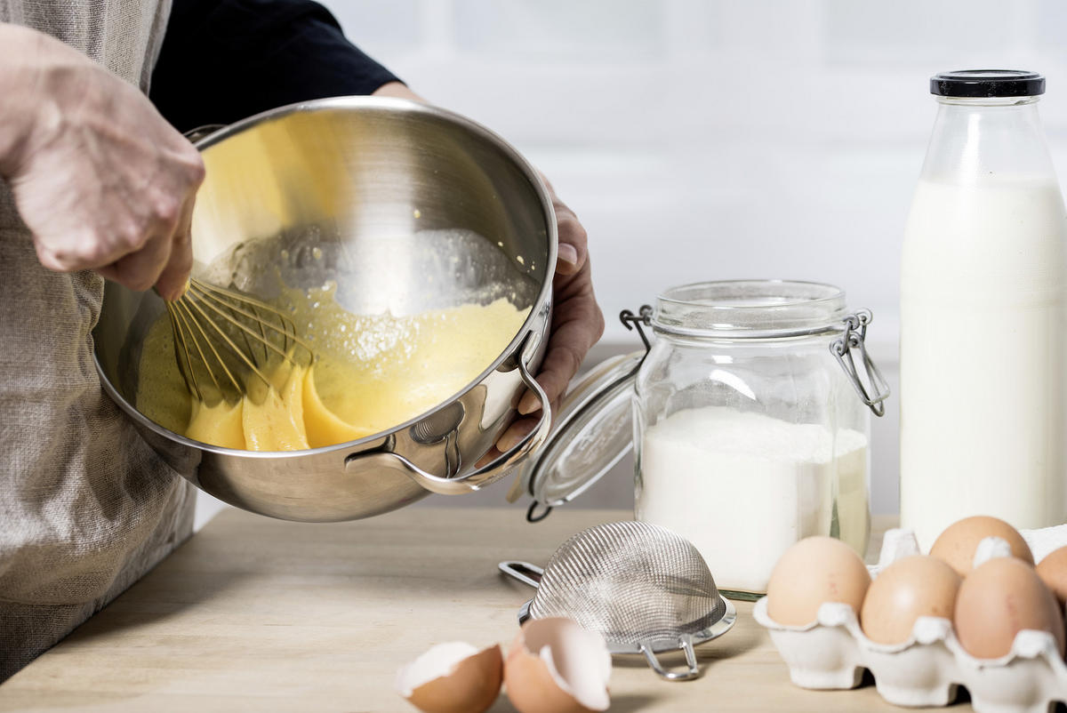 RÜHRSCHÜSSEL - Silberfarben, Basics, Metall (4l) - Kelomat