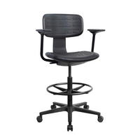 DREHSTUHL Schwarz  - Schwarz, MODERN, Kunststoff (45/119/53cm) - MID.YOU